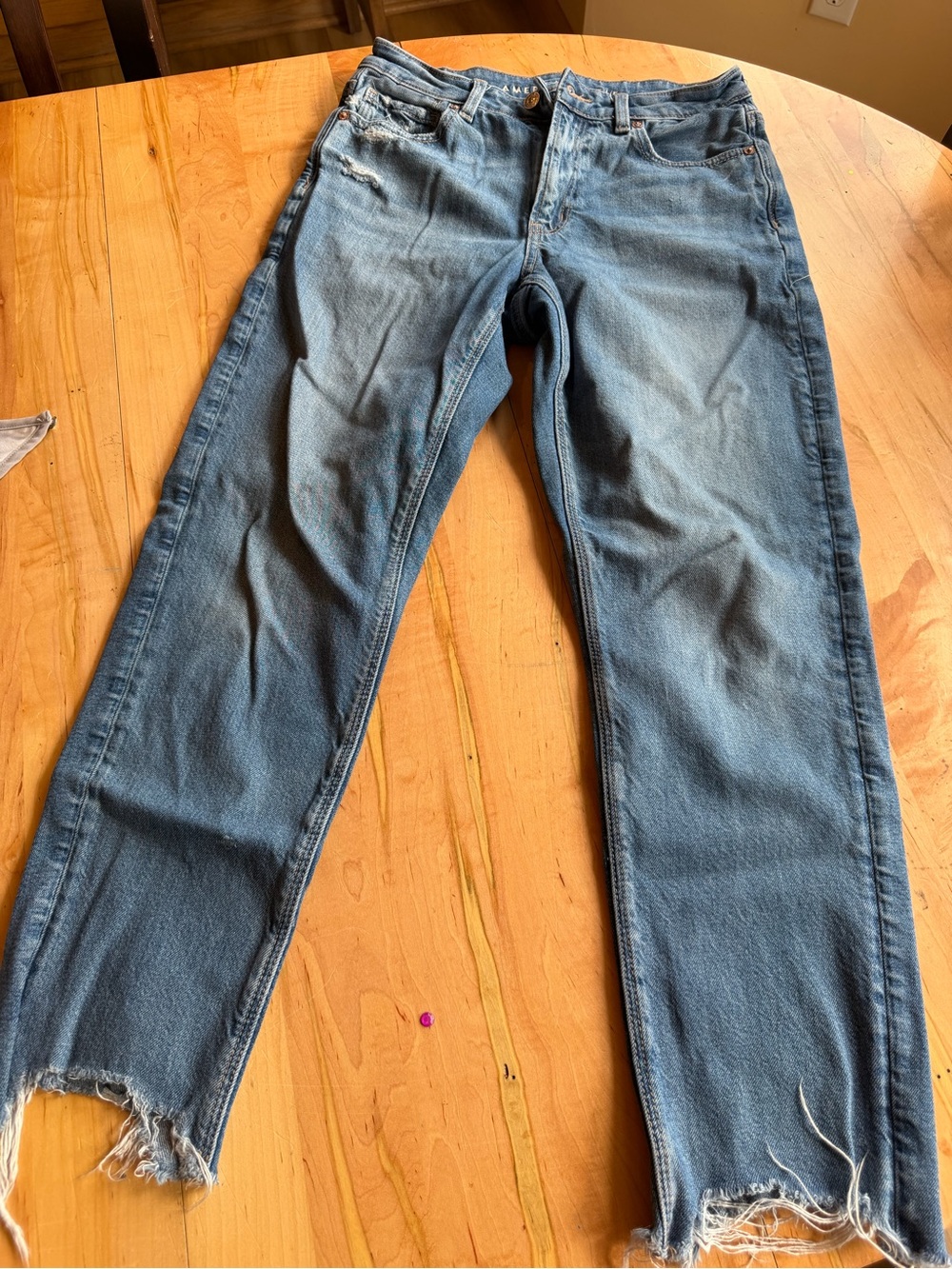 American Eagle Outfitters Light Blue Boyfriend Jeans